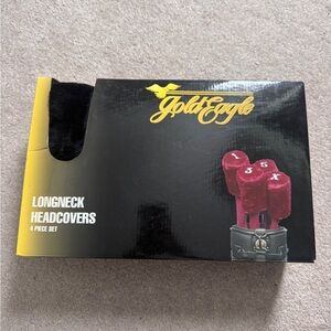 Golf Gold Eagle Longneck Headcovers Set